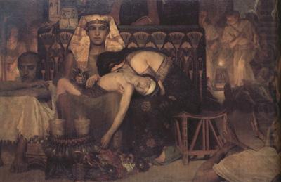 Alma-Tadema, Sir Lawrence The Death of the First-Born (mk23) china oil painting image